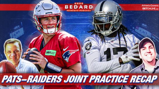 .@athleticsgreens Podcast: Bedard Patriots Pod - Has the offense, finally, turned a corner? taken at Raiders Headquarters (Patriots)